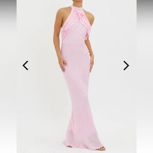 Pink maxi dress size XS